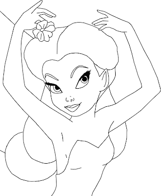 Fairy Coloring Pages on Fairy Coloring Pages