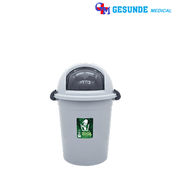 Tempat Sampah Besar Bio Dustbin Penutup Bulat