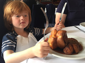 Family Sunday lunch in the Library at Whitworth Hall, Durham - A review