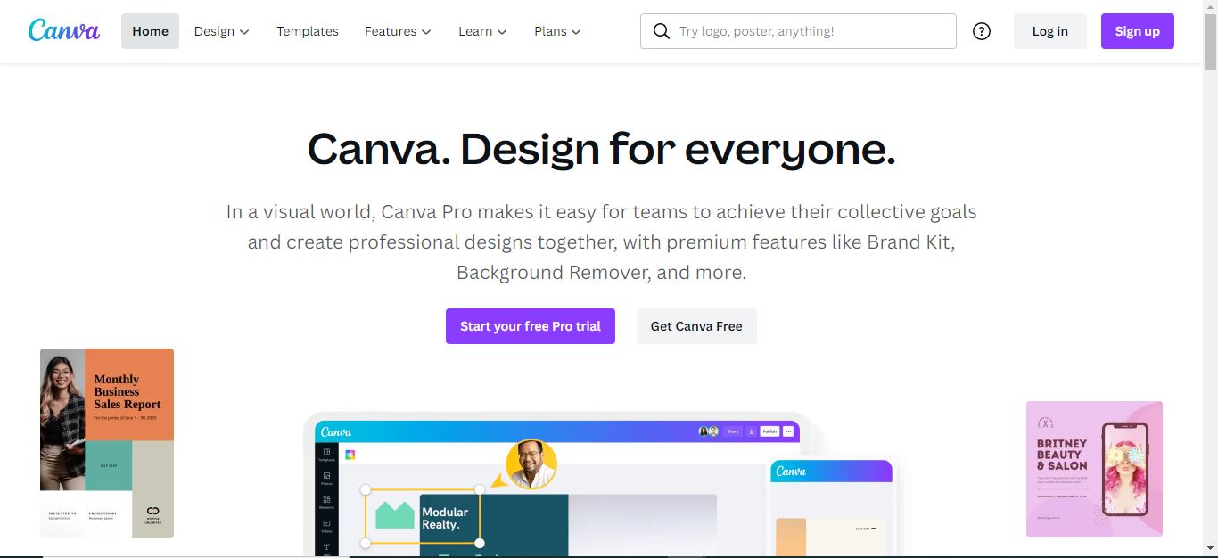 Varanasi Software Junction: Canva is a great graphic designer and a video designer tool.