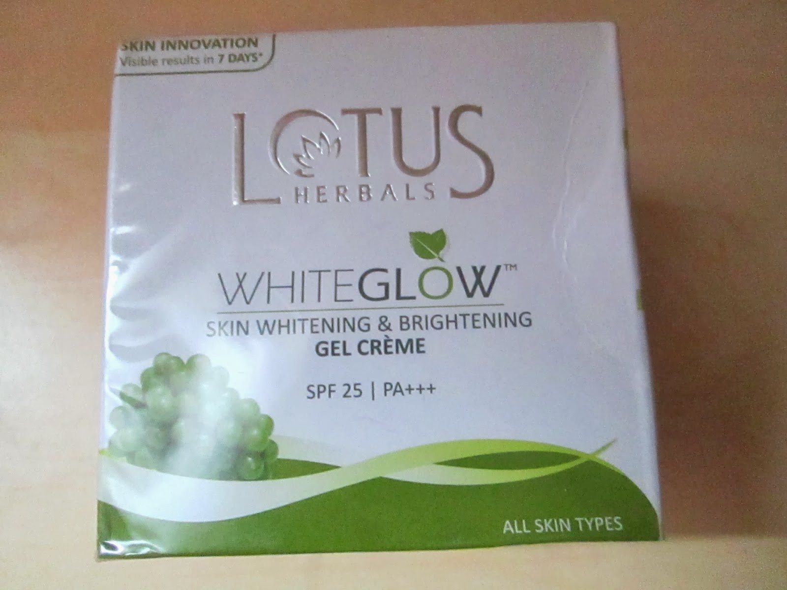 LOTUS Whiteglow Skin Whitening &amp; Brightening Gel Cream Review | Makeup 