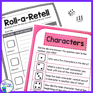 Are you looking for a fun way for students to practice retelling fictional texts? I have the PERFECT activity I use to work on story elements in an engaging way. Students play a dice game to answer various comprehension questions. Engaging and fun for students!