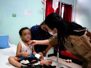 Karolin: Pemkab Landak Tanggung biaya pengobatan bocah 5 tahun korban penganiayaan oleh ibu kandung di Desa Karangan