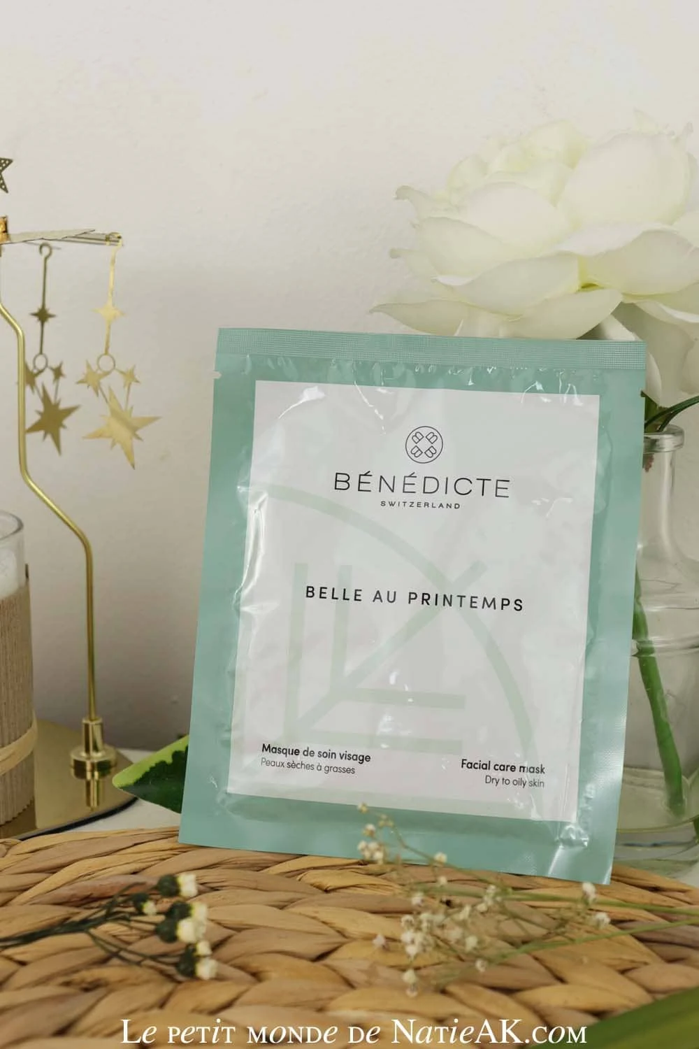 masque belle au printemps Bénédicte cosmetics