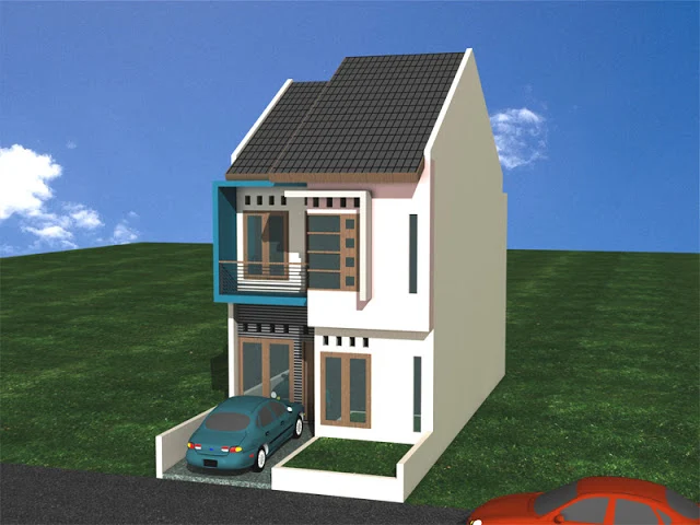 16 Contoh Rumah Minimalis Type 36 2 Lantai Modern Beserta Denahnya Disain Rumah Kita