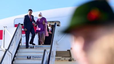 Presiden Jokowi dan Ibu Iriana Tiba di Munich