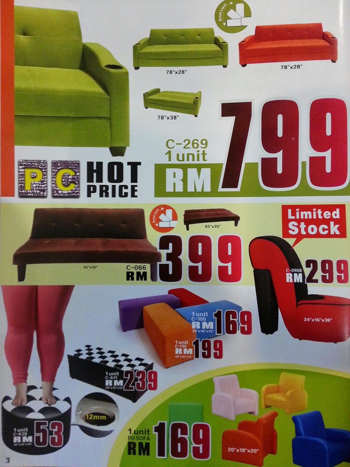 Perabot Cempaka sdn bhd New 2014 raya promotion catalog 