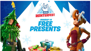 Free skins for fortnite 'Warrior Woolly' at Fortnite's Winterfest Presents