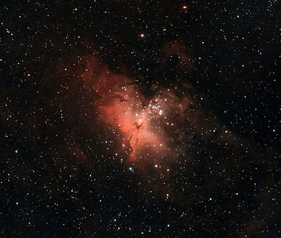 M 16, nebulosa "Àliga" a Serpens - 30/09 i 11/10/2021