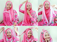 30 Tutorial Hijab Segiempat Pita