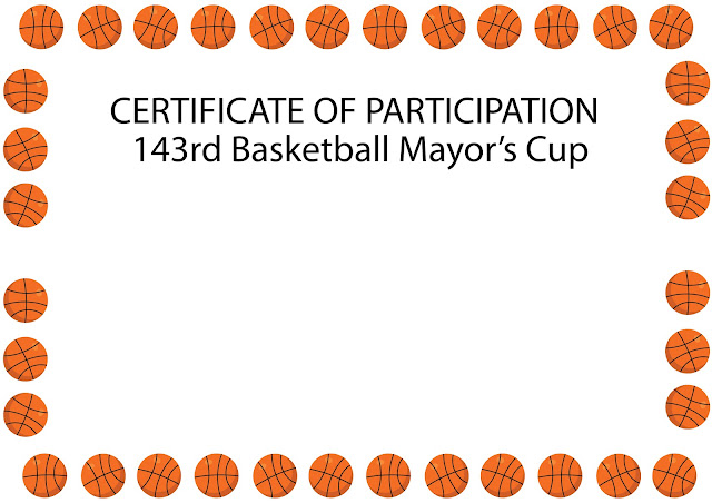 Basketball Free Vector art, Basketball Tournament Certificates