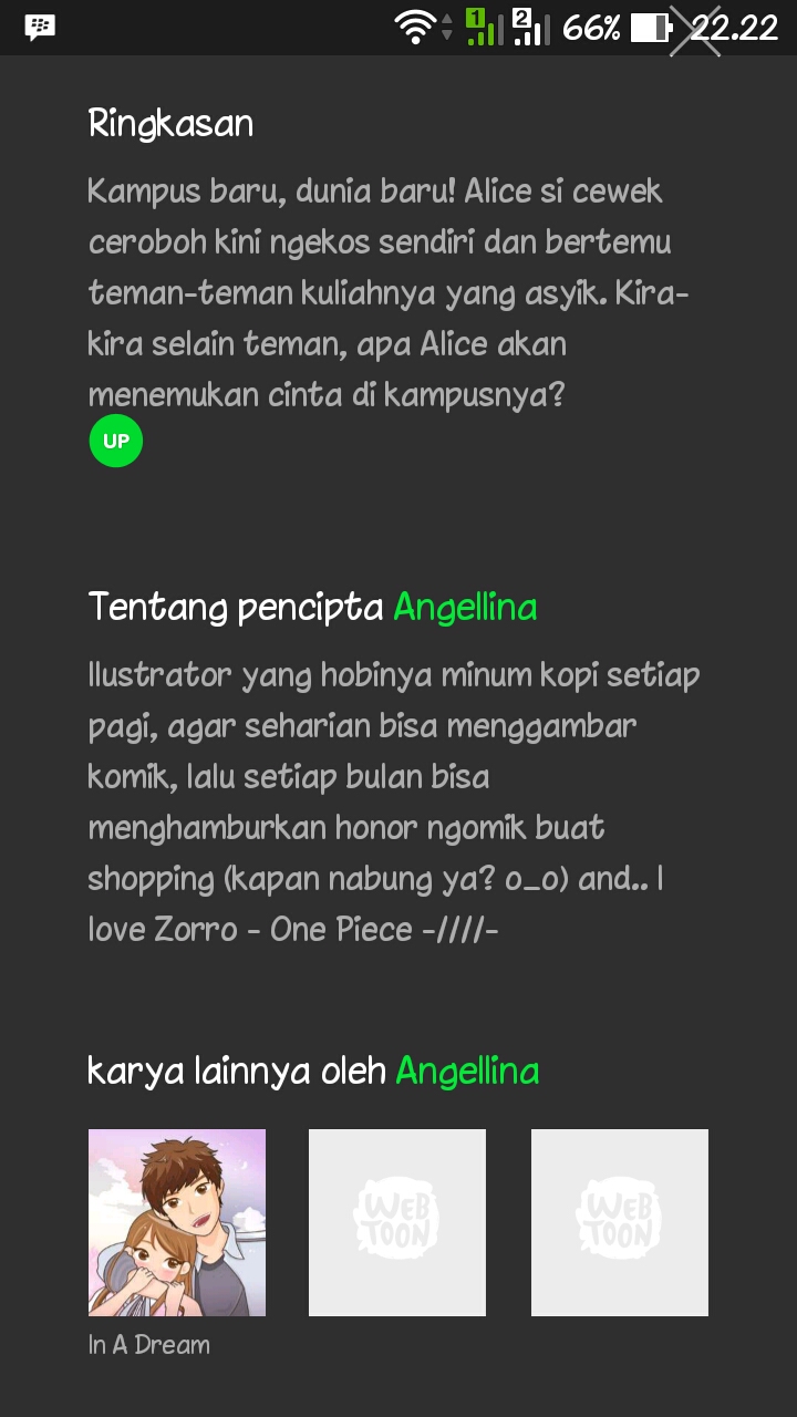 Komik Line Webtoon Alice Mungkin Blog