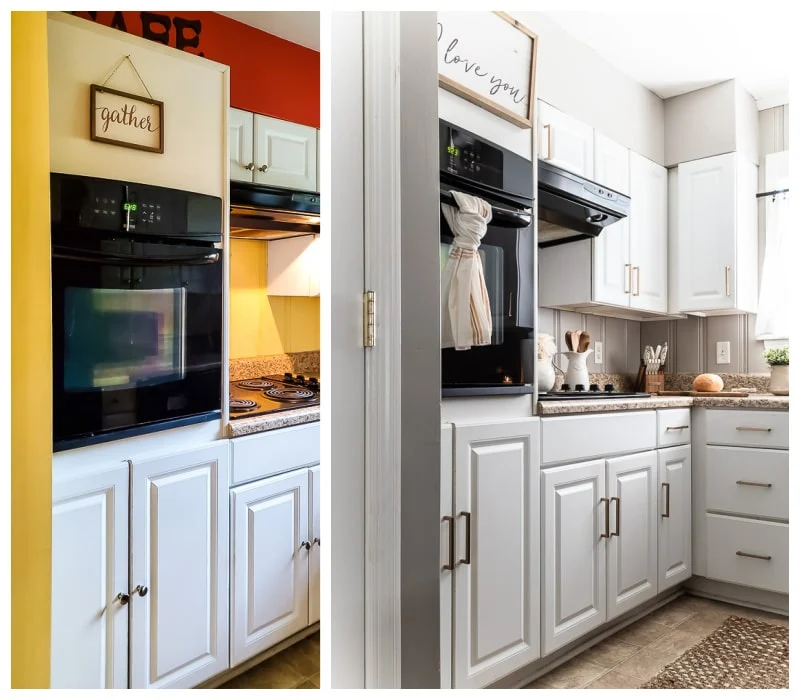 small kitchen makeover before and after