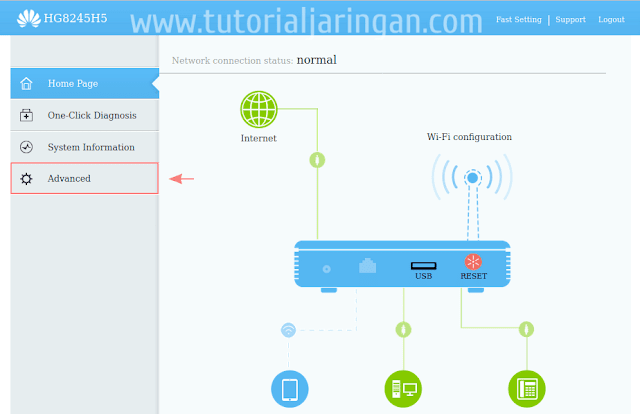 Cara Setting Firewall dan Mengaktifkan Remote Management di Modem ONT Huawei HG8245H5