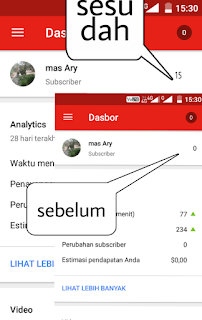 Subcribe dan like youtube cepat