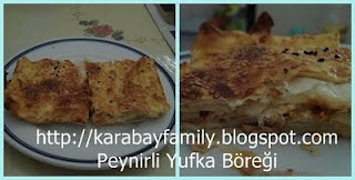 Peynirli Yufka Böreği