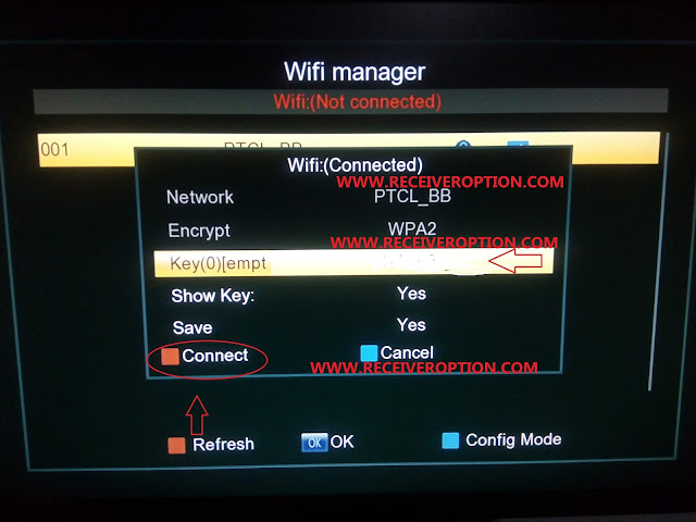 HOW TO CONNECT INTERNAL WIFI IN ECOLINK EL8000 ALL IN ONE HD RECEIVER 