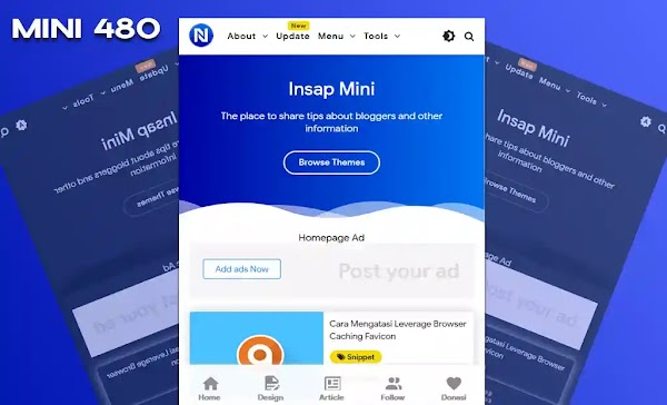 [free]Invert Mini 480 - Premium Blogger template Free Download.