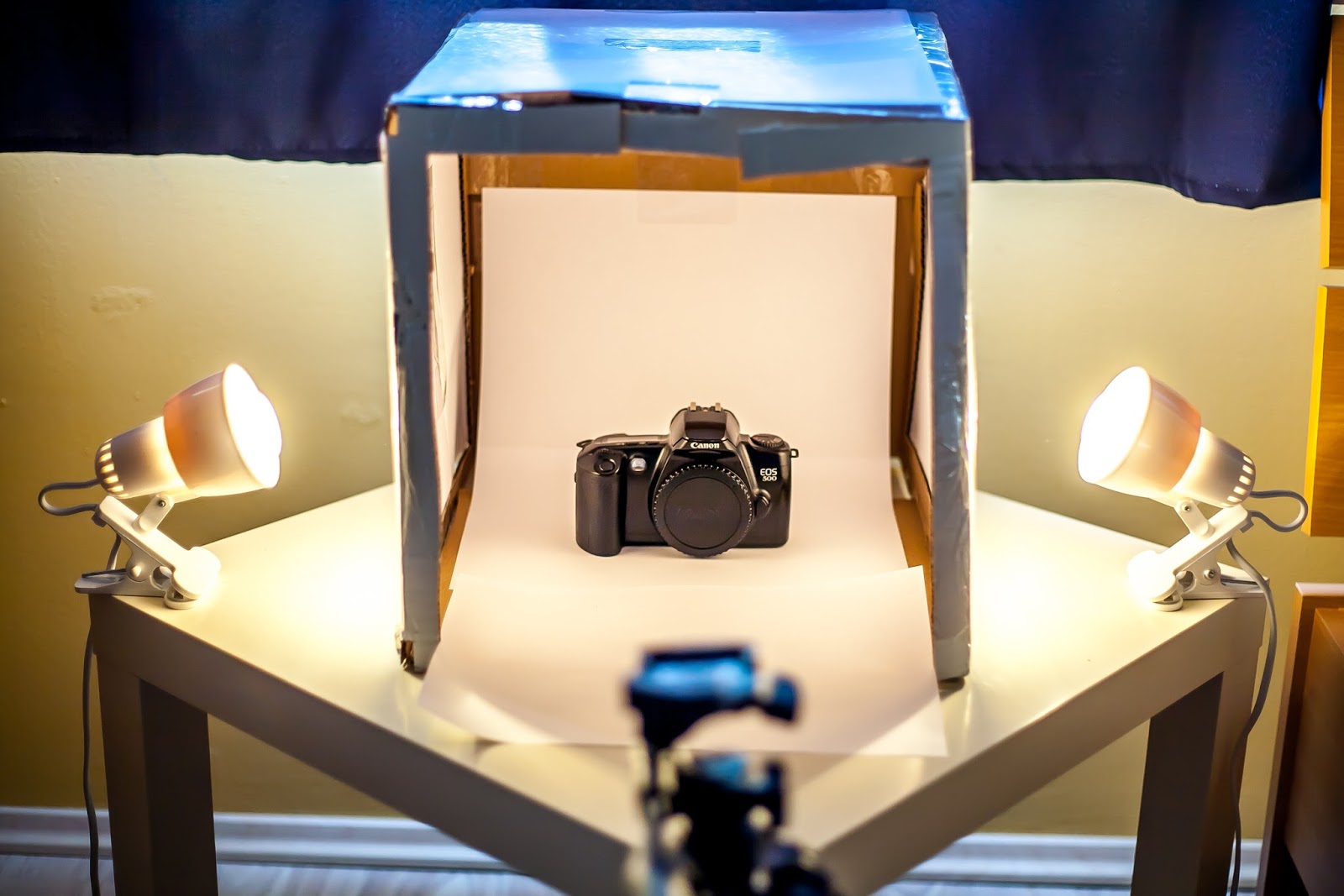 DIY lightbox for product  photography 