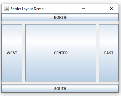 border layout demo2 explore java
