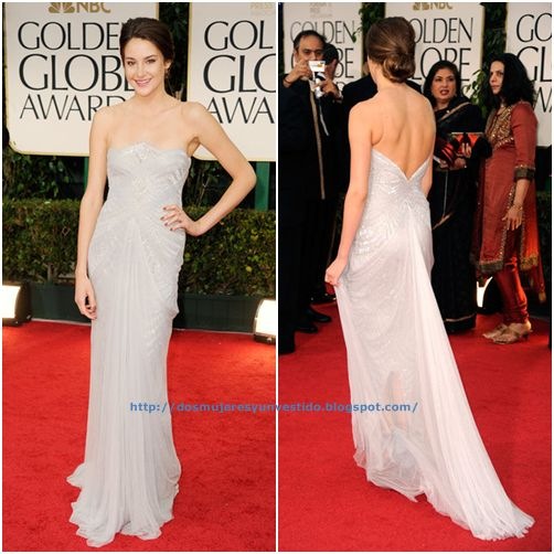 Shailene Woodley arrives at the 69th Annual Golden Globe Awards-a