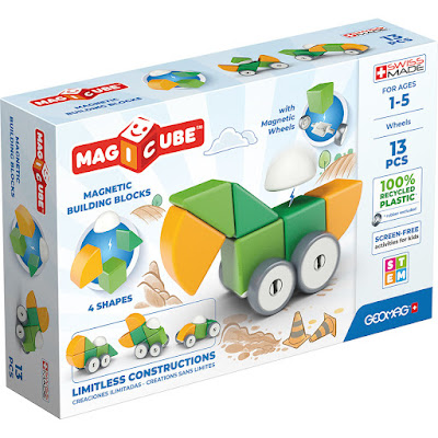 Magnetic Blocks & Wheels Set - Geomag Magicube Range