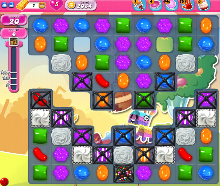 Candy Crush Saga level 2084