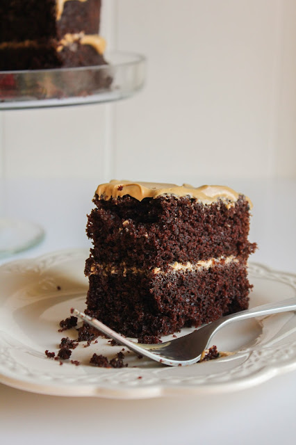 Rich Chocolate Cake with Coffee Frosting | The Chef Next Door
