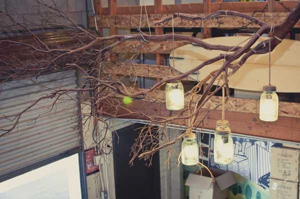 Twig Chandelier Diy