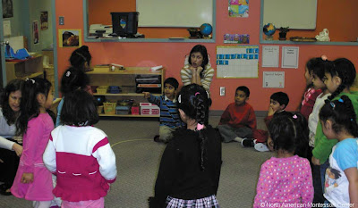 NAMC montessori activities resources Valentine's day circle time