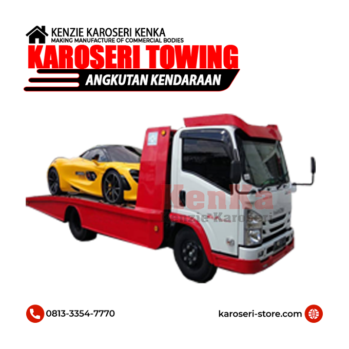 Karoseri Towing { Car Carrier dan Motor Carrier }