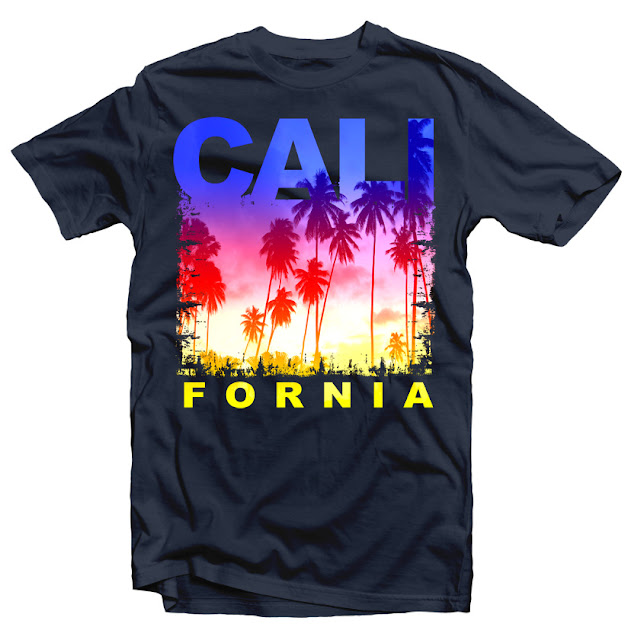 california tshirt design