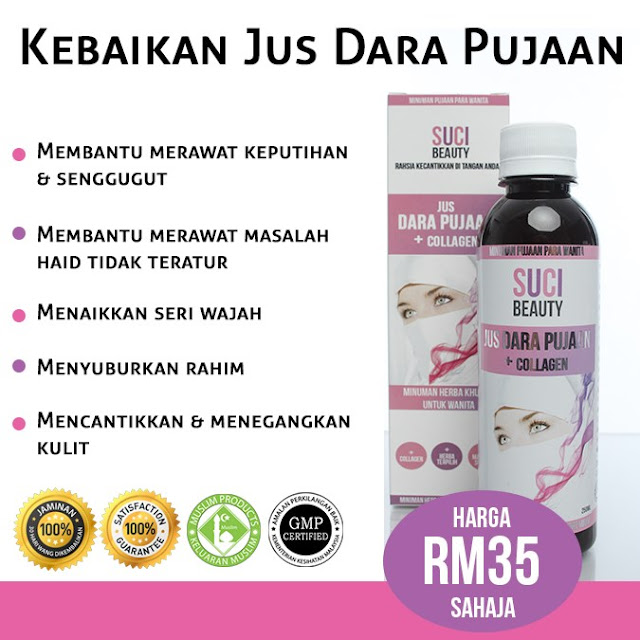 Jus Dara Pujaan Suci Beauty Murah