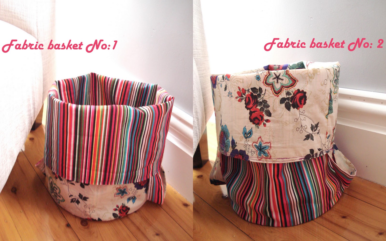 Fabric Bucket free Tutorial