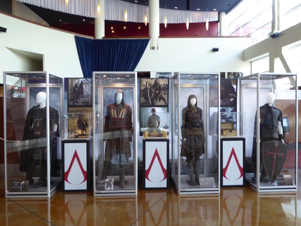 Assassins Creed movie costume prop exhibit