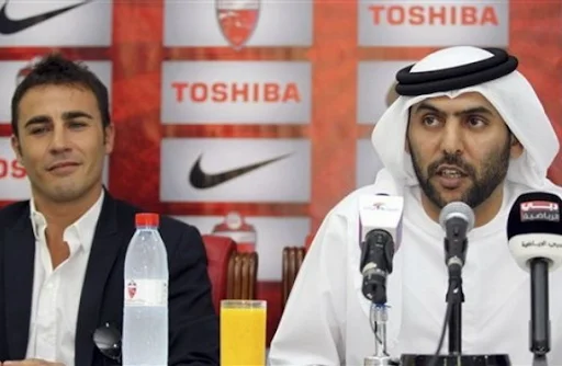 Al-Ahli president Abdullah Al-Naboodah announces Fabio Cannavaro's retirement from football