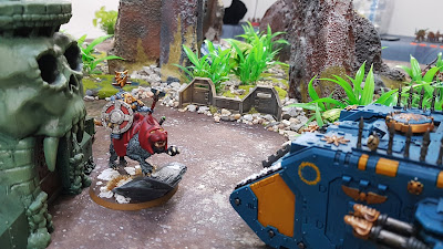 Thousand Sons vs Space Wolves battle report for Warhammer 40k in the style of He-Man and the Masters of the Universe.