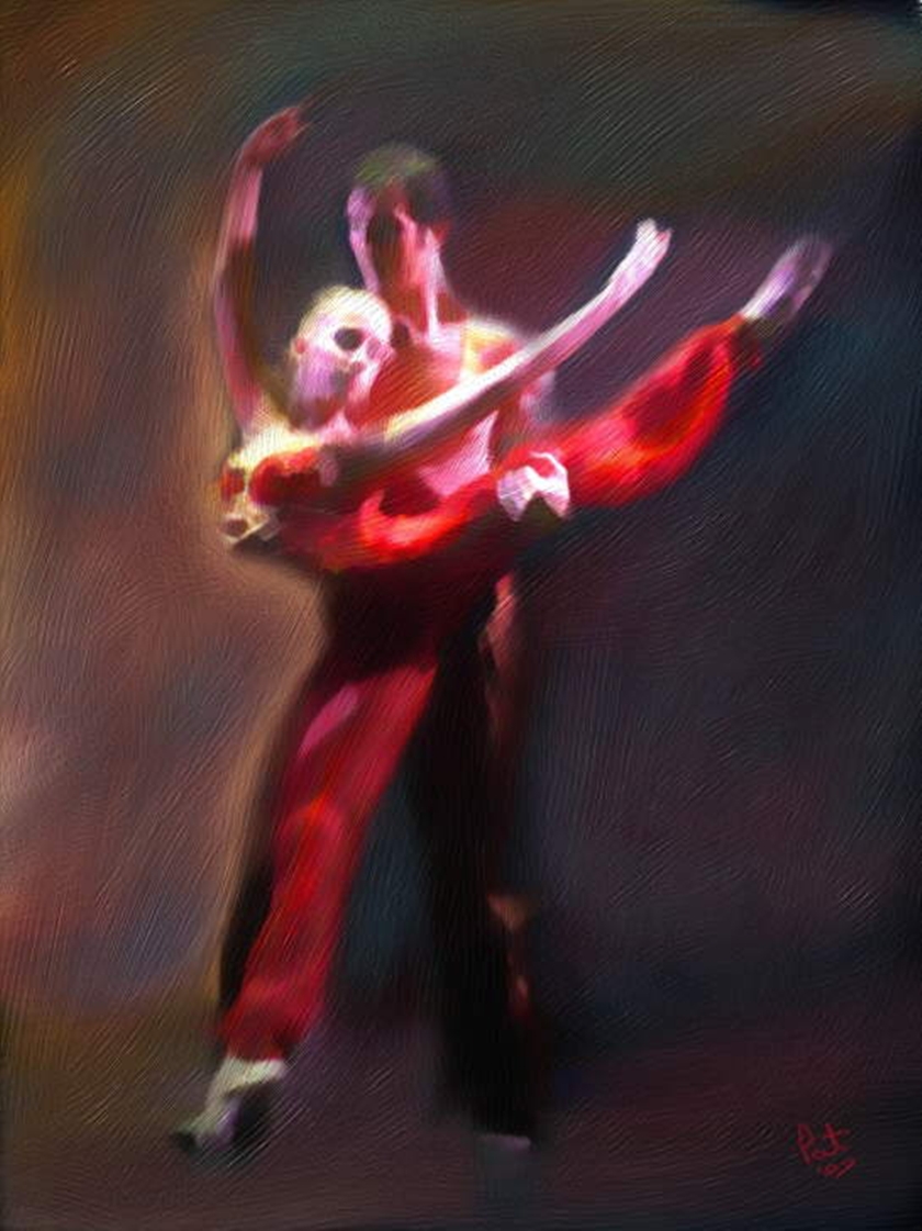 The Flamenco Dance By British Artist Pat McDonald