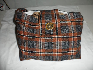 Brown, plaid, purse