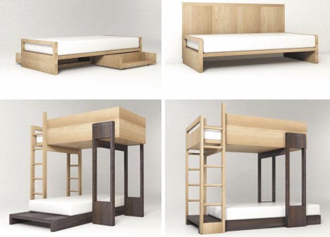 Modern Kids Bunk Beds