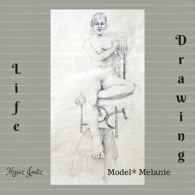 Nude Drawings by Minaz Jantz. Model Melanie