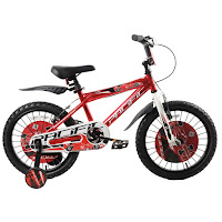 16 inci pacific hotshot glossy kids bike