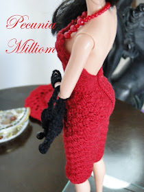 Vestido de Barbie em crochê  por Pecunia MillioM
