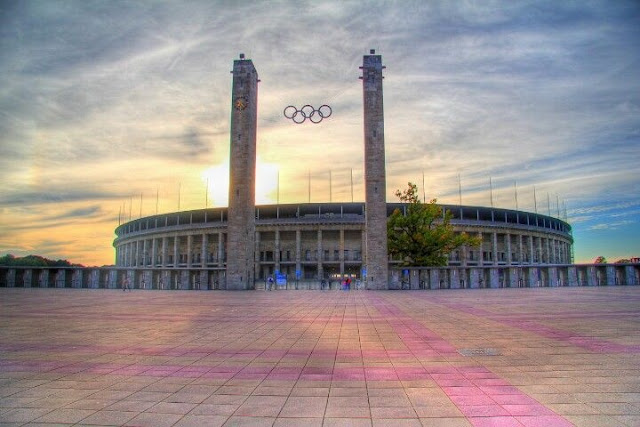 Olympiastadion Berlin Germany from Olympiastadion berlin draußen