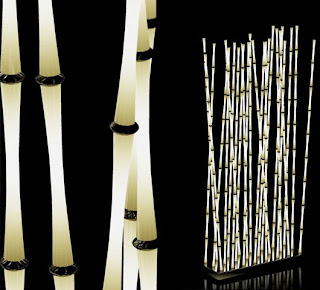 Modern Outdoor Bamboo Garden light decoration ideas