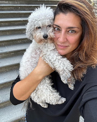 Elisa Isoardi e il suo cane Zenit