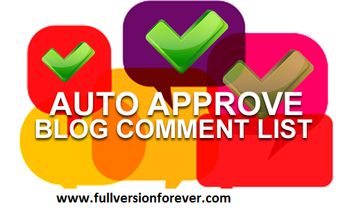 Auto Approved Comment do fallow Blog List