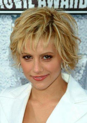 Brittany Murphy Short Messy Hairstyle