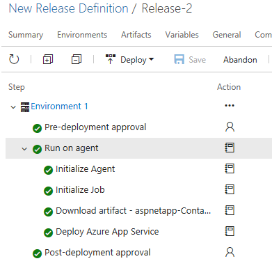 VSTS Release to Web App