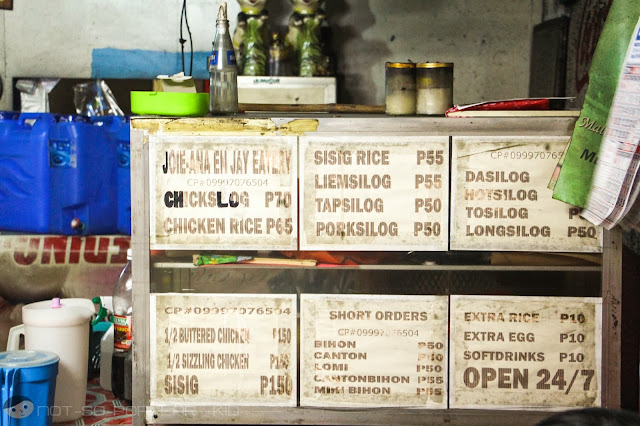 Prices and Menu of Joie-Ana & Jay's Eatery